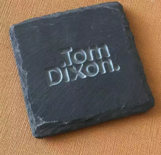 Custom 4 inch Square Slate Coaster<!--wood-1-->Custom 4 inch Square Slate Coaster