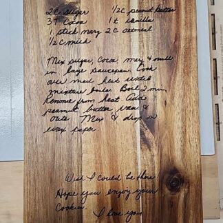 Laser Burned Wood Products