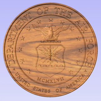 Wooden US Air Force Plaque