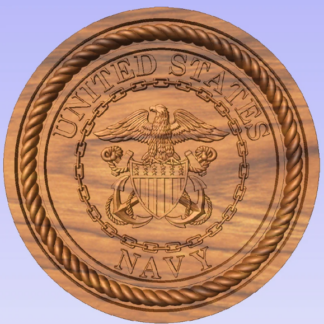 Wooden US Navy Plaque