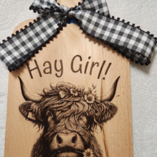 Hay Girl Beechwood Cutting Board