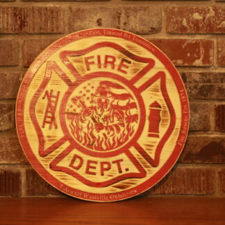 Fire Department Plaque